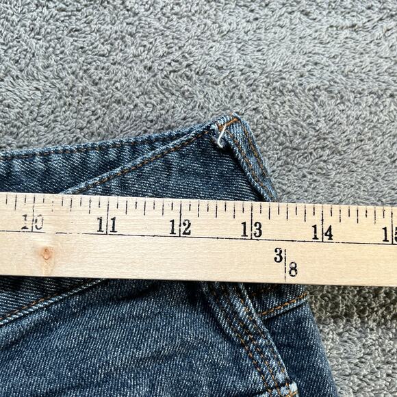 Taewon Renovation‎ Basic Jeans Womens Size 26 Blue Dark Wash Denim Straight Y2K - Picture 12 of 13